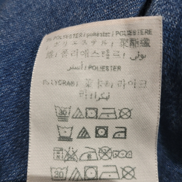 Guess Women's Exposed Button Fly Skinny Jeans Size 28 Blue Whiskering - Picture 10 of 10